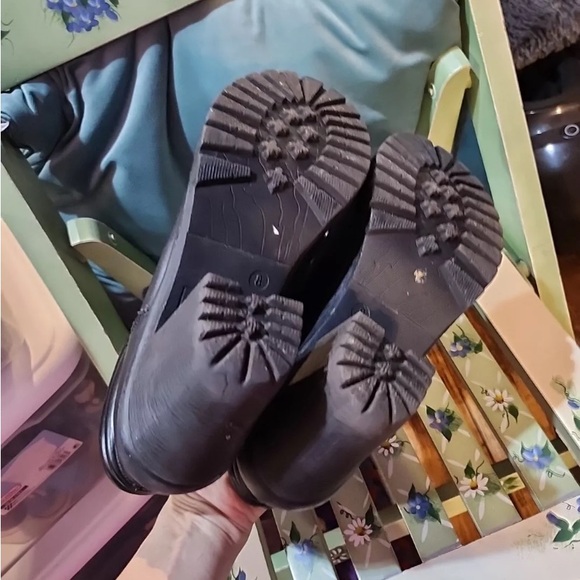 Joe Boxer Black Block Heel Ankle Boots Vintage - 8 - Picture 14 of 14